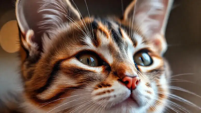 Orejas de gato vibrantes