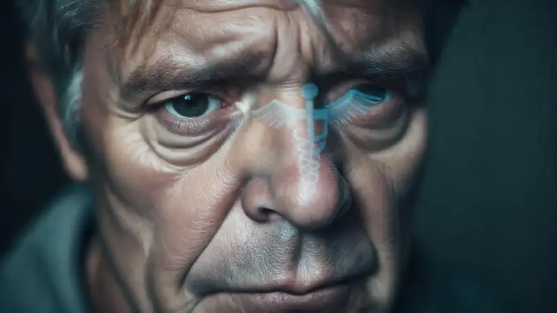 Una cabeza preocupada