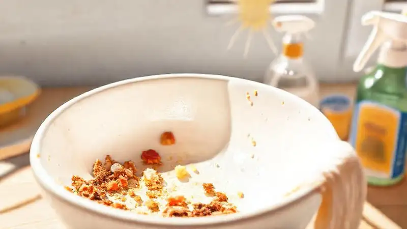 Ilustración alegre de limpieza cerámica